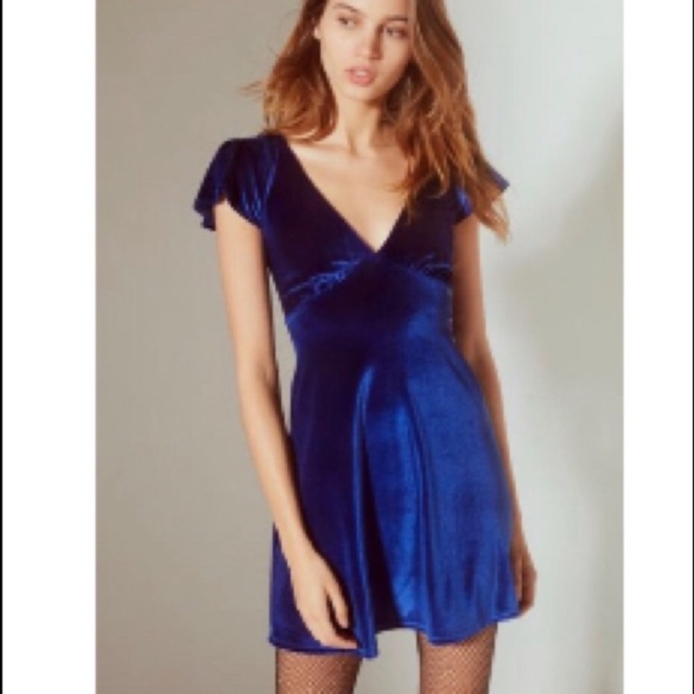 Urban outfitters Velvet feeling mini dress xs size